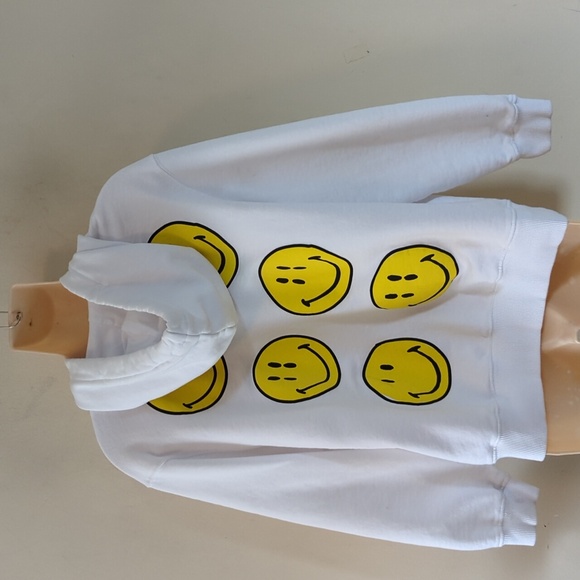 Zara x Smiley Limited Edition Smiley Hooded Sweatshirt S - Picture 6 of 16